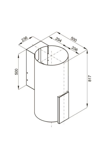 Okap kuchenny Globalo Roxano 39.1 Light Gold