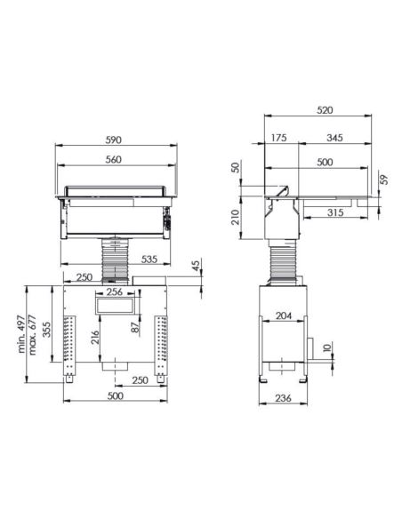 Płyta zint. z okap. GLOBALO Oranier KXI 1062