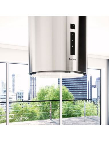 Okap kuchenny Globalo Heweno Isola 39.1 Inox