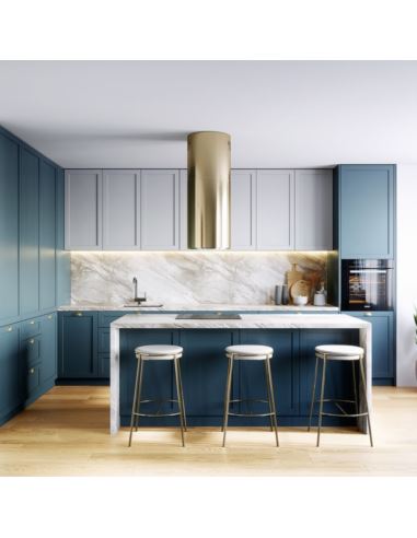 Okap kuchenny Globalo Heweno Isola 39.1 Light Gold