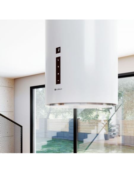 Okap kuchenny Globalo Heweno Isola 39.1 White