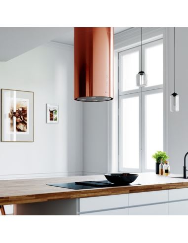 Okap kuchenny Globalo Asterio Isola 39.1 Miedź