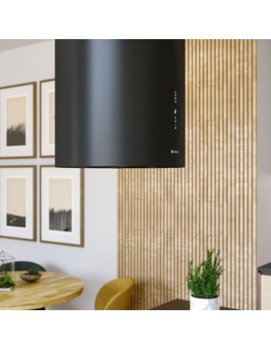 Okap kuchenny Globalo Cylindro Isola 39.6 Black