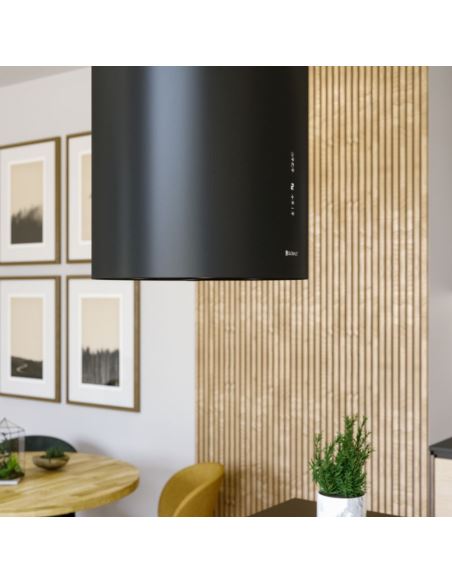 Okap kuchenny Globalo Cylindro Isola 39.6 Black