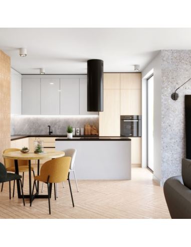 Okap kuchenny Globalo Cylindro Isola 39.6 Black