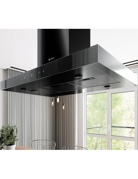 Okap kuchenny Globalo Verta Isola 90.2 Black