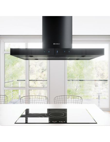 Okap kuchenny Globalo Verta Isola 90.2 Black