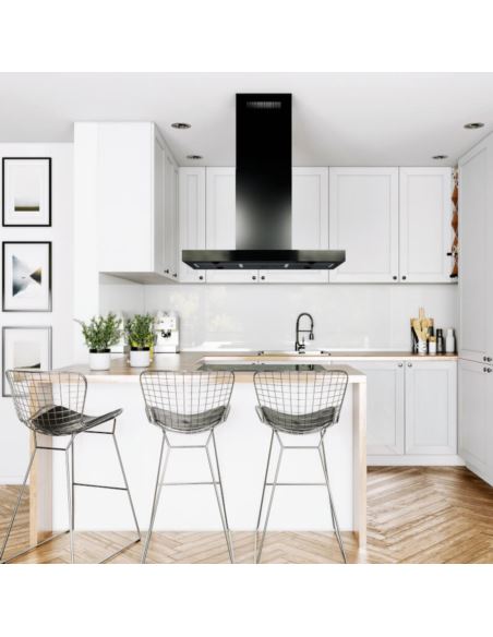 Okap kuchenny Globalo Verta Isola 90.2 Black