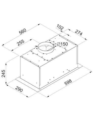Okap kuchenny Globalo Viledo 60.1 Inox