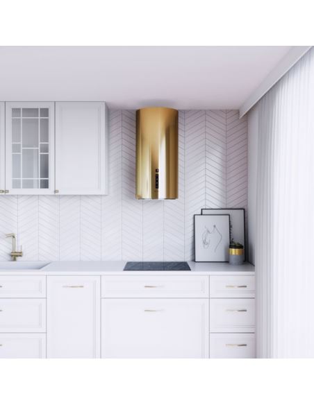 Okap kuchenny Globalo Heweno 39.3 Light Gold