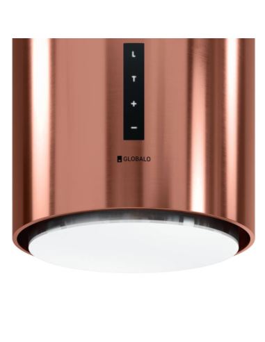 Okap kuchenny Globalo Heweno 39.3 Miedź