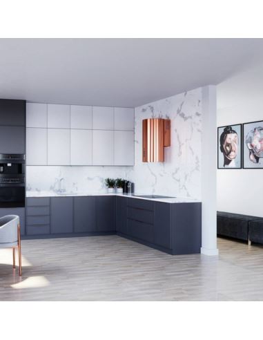 Okap kuchenny Globalo Heweno 39.3 Miedź