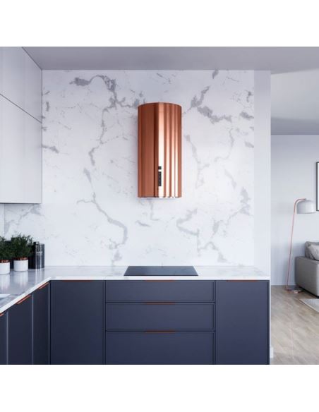 Okap kuchenny Globalo Heweno 39.3 Miedź