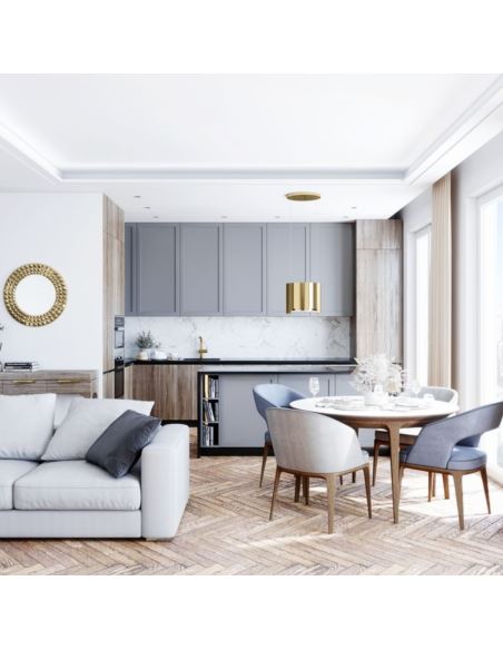 Okap kuchenny Globalo Arenoflow 39.3 Light Gold