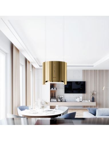 Okap kuchenny Globalo Arenoflow 39.3 Light Gold