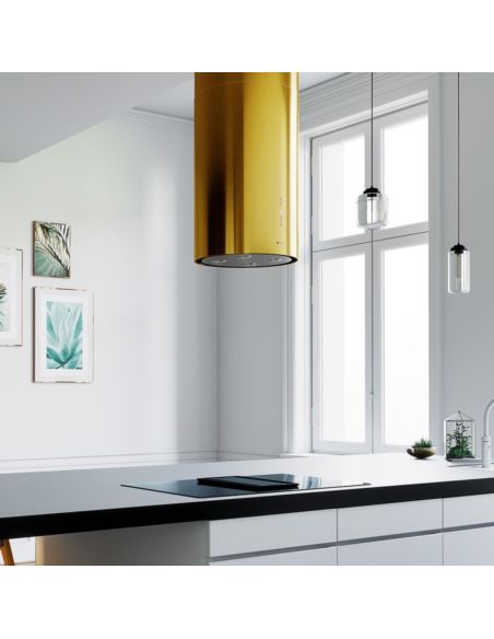 Okap kuchenny Globalo Cylindro Isola 39.6 Gold