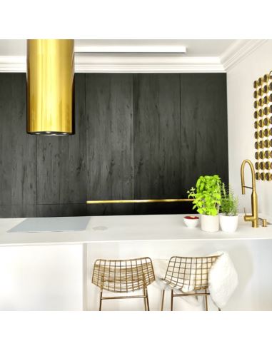 Okap kuchenny Globalo Cylindro Isola 39.6 Gold