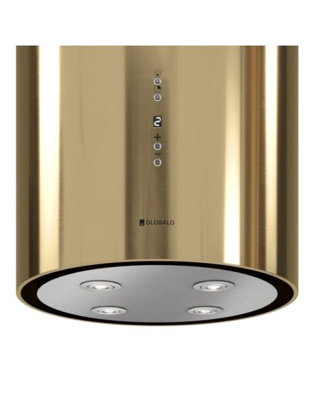 Okap kuchenny Globalo Cylindro Isola 39.6LightGold