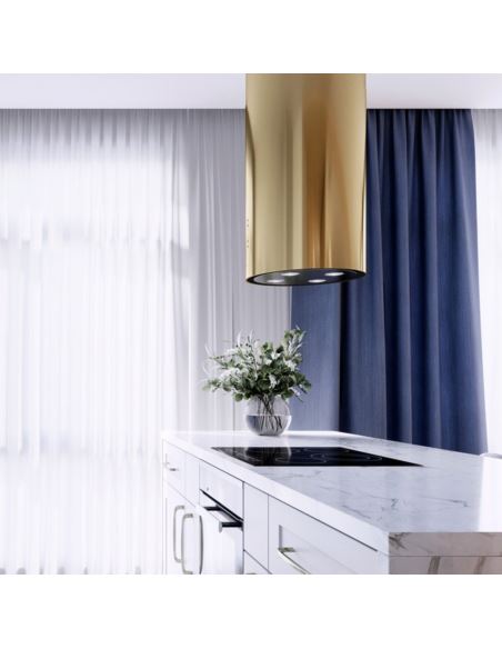 Okap kuchenny Globalo Cylindro Isola 39.6LightGold