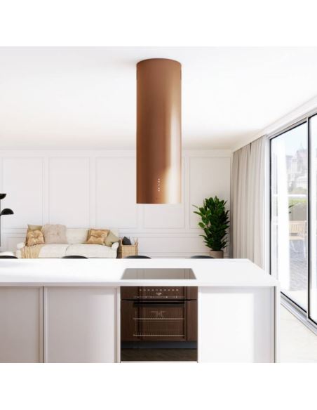 Okap kuchenny Globalo Cylindro Isola 39.6 MiedźMat