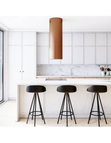 Okap kuchenny Globalo Cylindro Isola 39.6 MiedźMat