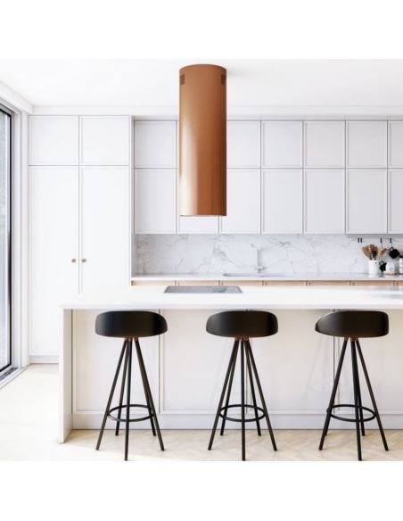 Okap kuchenny Globalo Cylindro Isola 39.6 MiedźMat