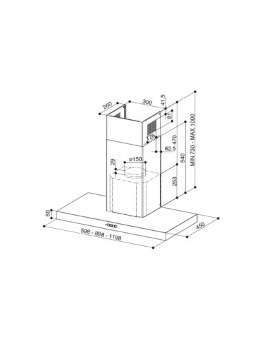 Okap Faber STILO COMFORT X 120