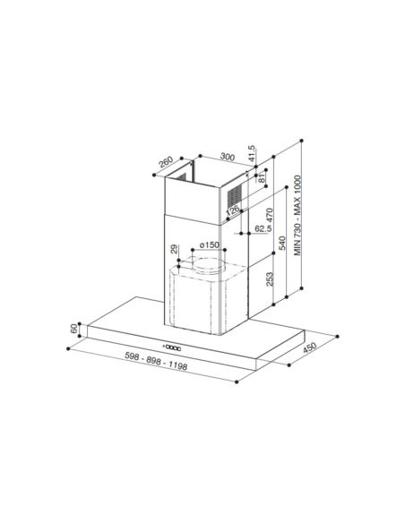 Okap Faber STILO COMFORT X 120