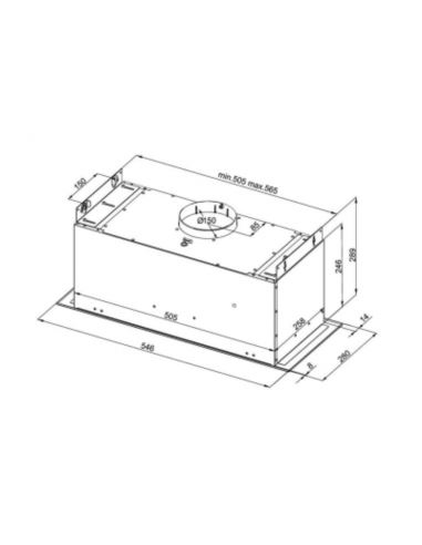 Okap kuchenny Globalo Agendero 60.2 White