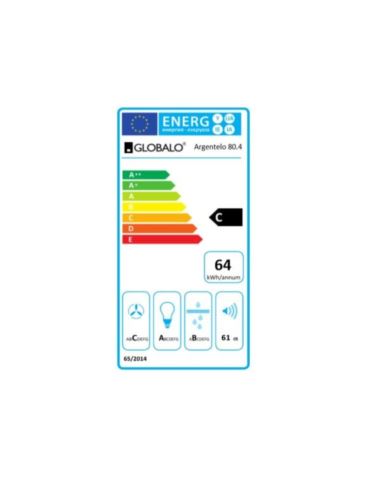 Okap kuchenny Globalo Argentelo 80.4 Black