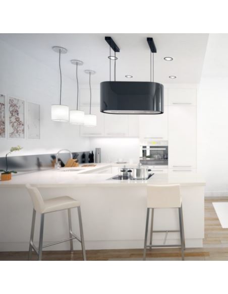 Okap kuchenny Globalo Argentelo 80.4 Black