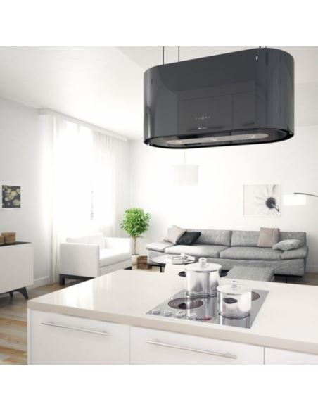 Okap kuchenny Globalo Argentelo 80.4 Black