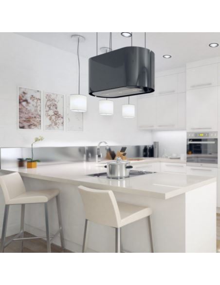 Okap kuchenny Globalo Argentelo 80.4 Black