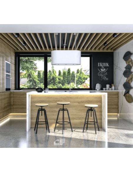 Okap kuchenny Globalo Argentelo 80.4 White