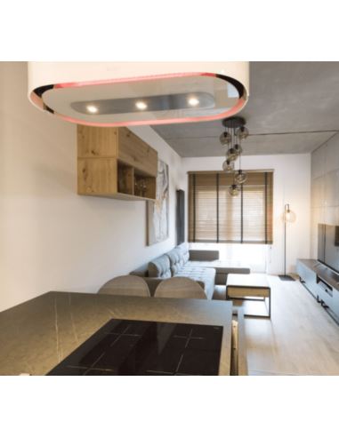 Okap kuchenny Globalo Argentelo 80.4 White