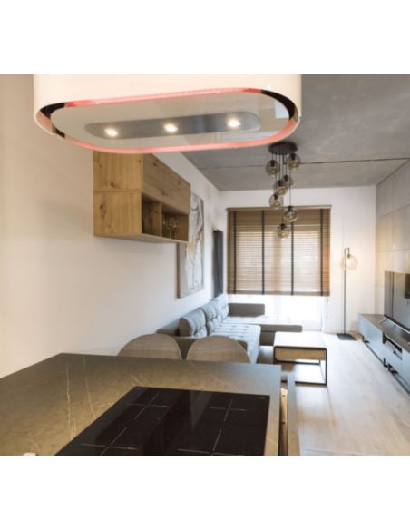 Okap kuchenny Globalo Argentelo 80.4 White