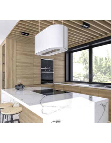 Okap kuchenny Globalo Argentelo 80.4 White