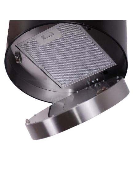 Okap kuchenny Globalo Cylindro Isola 39.4 Black