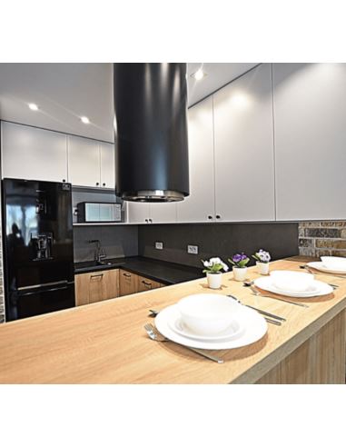 Okap kuchenny Globalo Cylindro Isola 39.4 Black