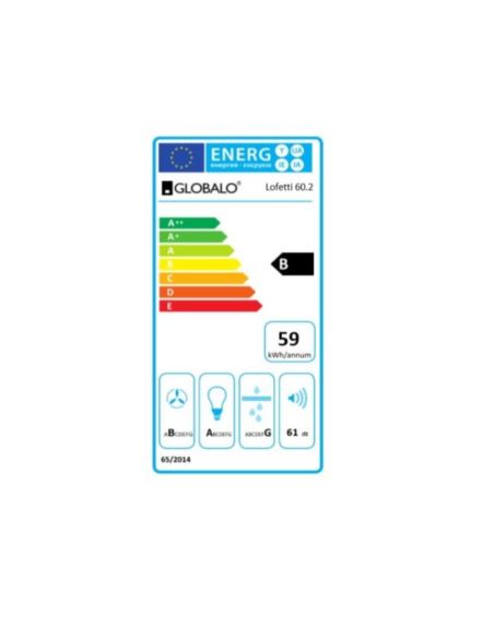 Okap kuchenny Globalo Lofetti 60.2 White