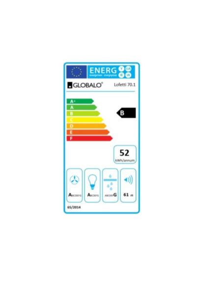 Okap kuchenny Globalo Lofetti 70.1 White