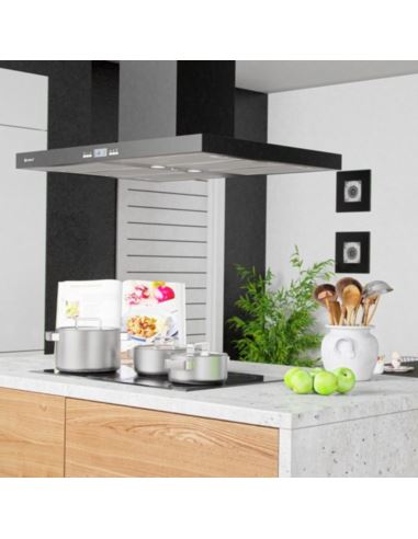 Okap kuch. Globalo Nomina Isola 90.4 Sensor Black