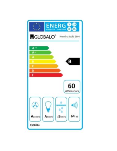 Okap kuch. Globalo Nomina Isola 90.4 Sensor White