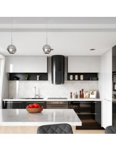 Okap kuchenny Globalo Roxano 39.1 Black