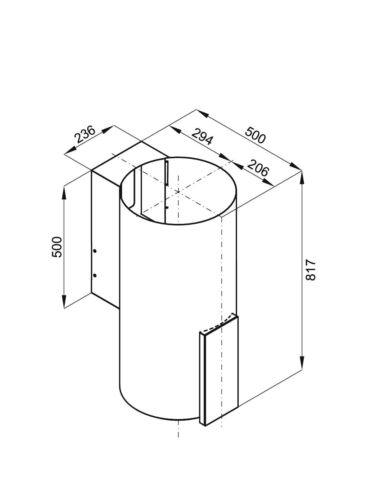 Okap kuchenny Globalo Roxano 39.1 Inox