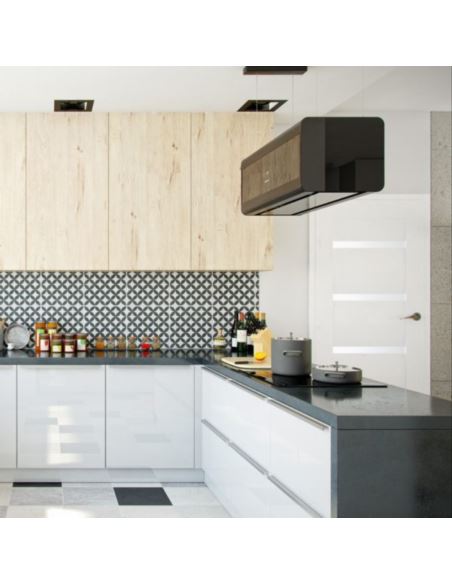 Okap kuchenny Globalo Tudara 80.4 Black