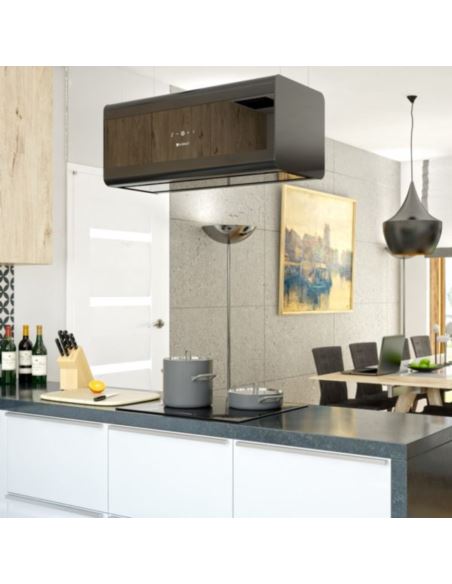 Okap kuchenny Globalo Tudara 80.4 Black