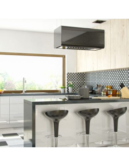 Okap kuchenny Globalo Tudara 80.4 Black