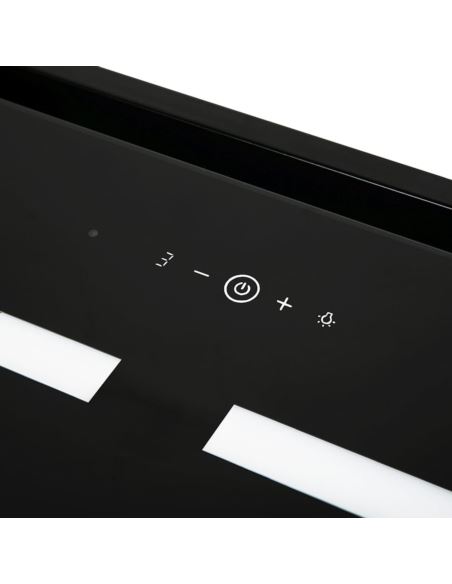 Okap Lord L-O18 60cm czarne szkło TC silent