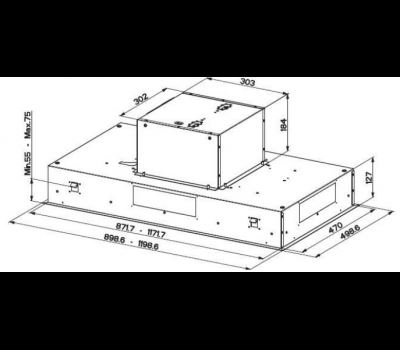 Okap Faber HEAVEN 2.0 EV8+ X 90